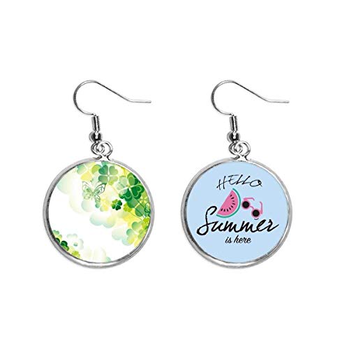 Pendientes de trébol de cuatro hojas para regalar en San Patricio
