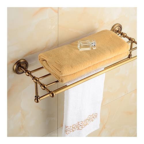Porte-serviette d'angle en laiton massif pour optimiser les petites salles de bain - 8