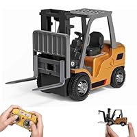 Homtrator Remote Control Excavator Toy, Mini Rc Construction Series, 1/64 Rc Excavator For Adults, Pocket Dump Truck Forklift Vehicles Tractor, Crawler Hydraulic Digger, For Christmas Birthday