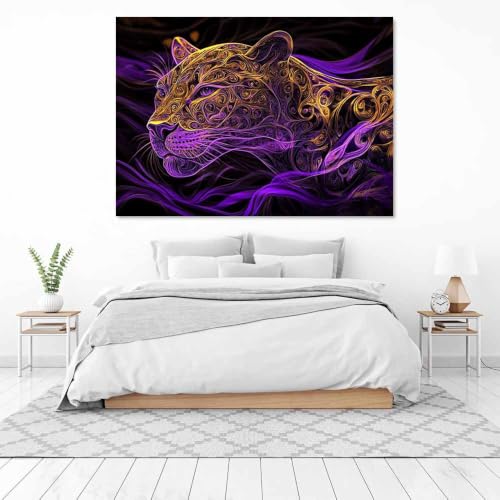 Tableau decoration murale leopard pour sublimer votre chambre