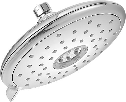 American Standard 9038074.002 Spectra Fixed 4-Function Adjustable Shower Head 7-inch 1.8 GPM, Polished Chrome