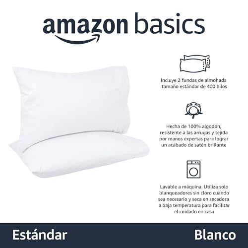 La Mejor Recopilación de Fundas de almohadas favoritos de las personas. 26 Fundas de almohadas marca Amazon Basics (2)