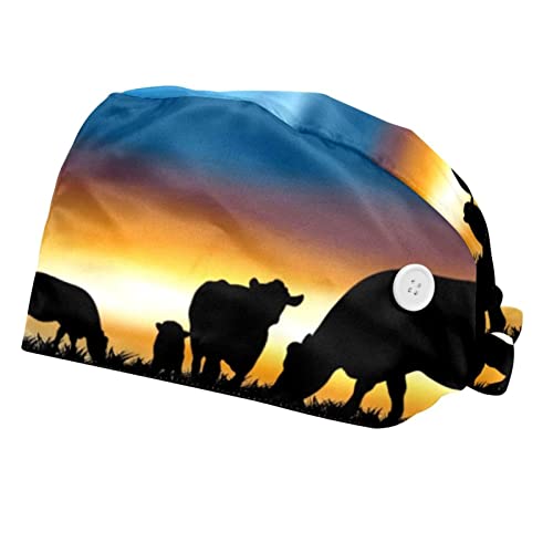 Casquettes de travail respirantes JDEZ anti-transpiration avec motifs originaux d'animaux