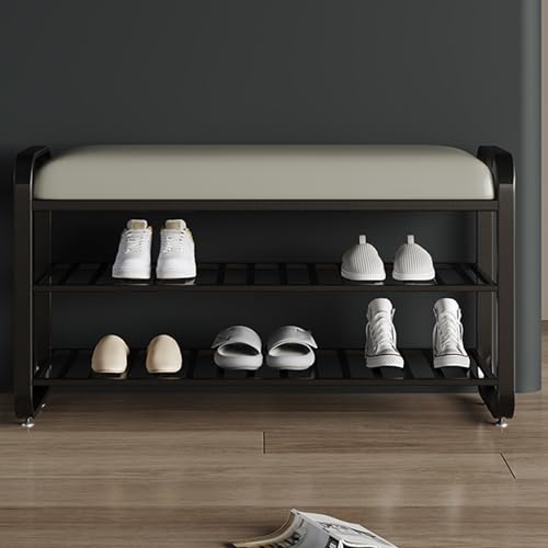 Petit banc d'entrée pour ranger les chaussures et optimiser les petits espaces - 3