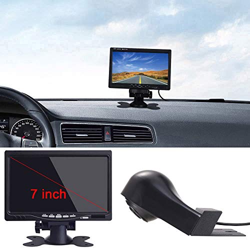 Parking Camera Kit7'' Inch TFT LCD Screen Auto Monitor + HD IR Night Vision Brake Light Rear View Camera Backup Camera for Mercedes Benz Viano Vito W639 VAN 2003-2014