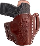 Hazza Minimalist Leather Holster for Ruger LCP, Sig Sauer P238 / P938 & Kimber Micro - OWB Belt...