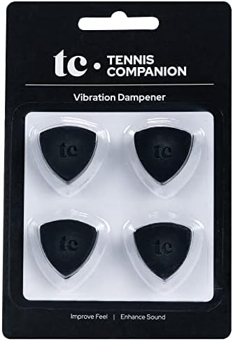 TennisCompanion Vibration Dampeners - Shock Absorbers for Tennis Rackets 4-Pack