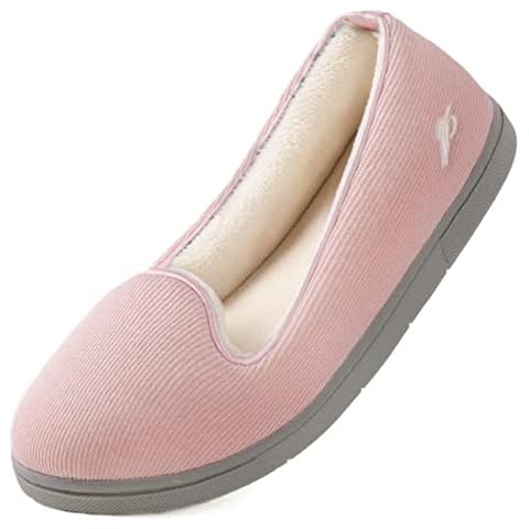 Wishcotton Light Breathable Slippers with Nonslip Sole - Pink - 9 UK Cover
