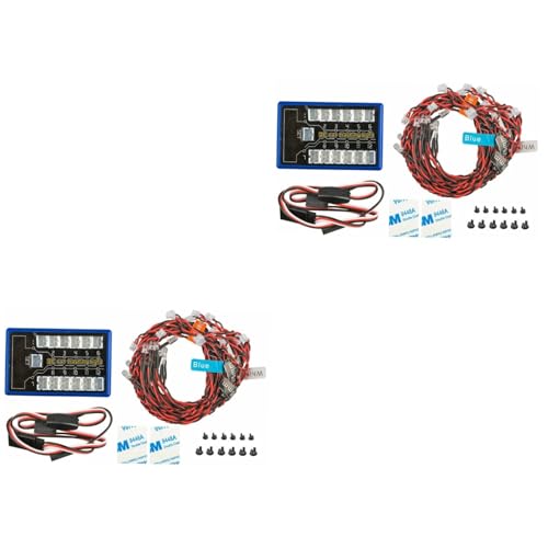 Luces led para coche de modelo en carreras nocturnas de vehículos todoterreno