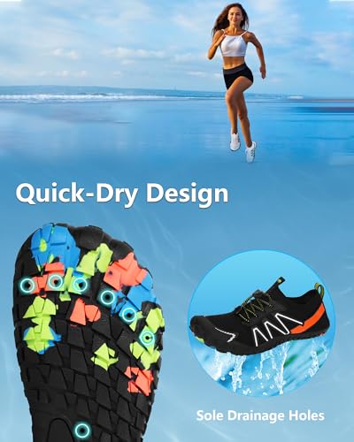 Image of Water Shoes for Women Men Quick-Dry Barefoot Shoes Breathable Aqua Socks for Swim Beach River Pool Lake Hiking Surfing Kayaking