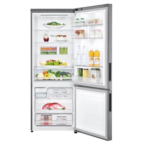 Geladeira Smart LG Frost Free Inverter 451L Inverse Inox Look 220V GC-B569NLL2