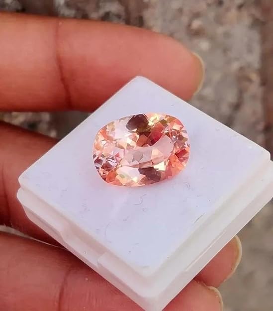 9.74 Ct Certified Cushion Cut Natural Flawless Padparadscha Sapphire Loose Gemstone Rare Sapphire with Stunning Color for Engagement Rings, Luxury Jewelry & Investment
