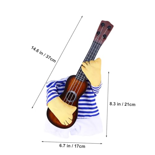 Disfraz de Guitarra para Perro Talla L miniatura 2