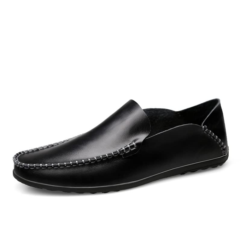 Men's Loafers, Business Formal Moccasin Leather Shoes, Light and take Off, Suitable for Daily Walking, Driving, etc