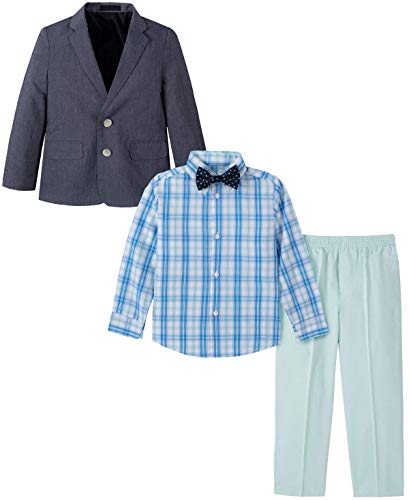 Nautica Boys' Little 4-Piece Suit Set With Dress Shirt, Tie, Jacket, And Pants, Lucite, 7 #TOP4