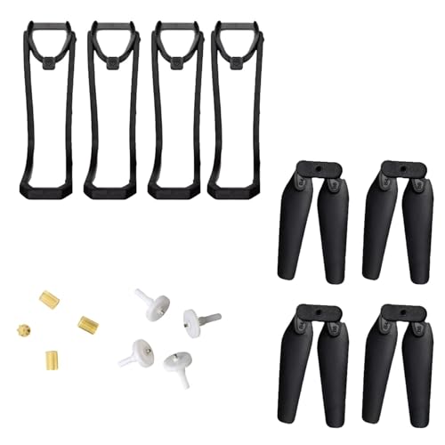Hellery Pièces Détachées pour Quadricoptère Pliable, Hélice, Châssis et Engrenage, Robustes,...