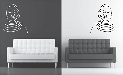 Face Of Africa stencil - riutilizzabile stencil