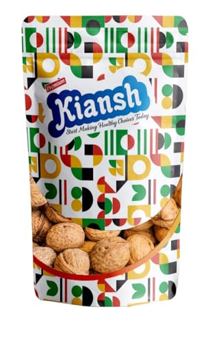 Image of Kiansh Walnuts /Akhrot (Kiansh Kashmiri Sabut Walnuts, 200g)