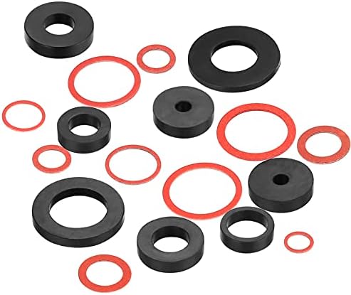 141 Pcs Rubber O-Ring Washers Gaskets, Plumbing Sealing Garden Hose Gaskets Washers, Silicone Tap Seal Faucet Washer Assortment Kit for Plumbing Washer Seal, Auto Quick Repair