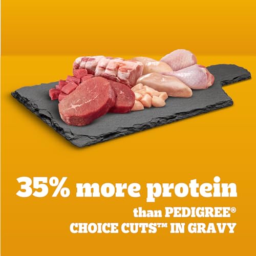 Pedigree High Protein Wet Dog Food Pouch, Variety Pack, 3.5 oz, 30 Count - image 9