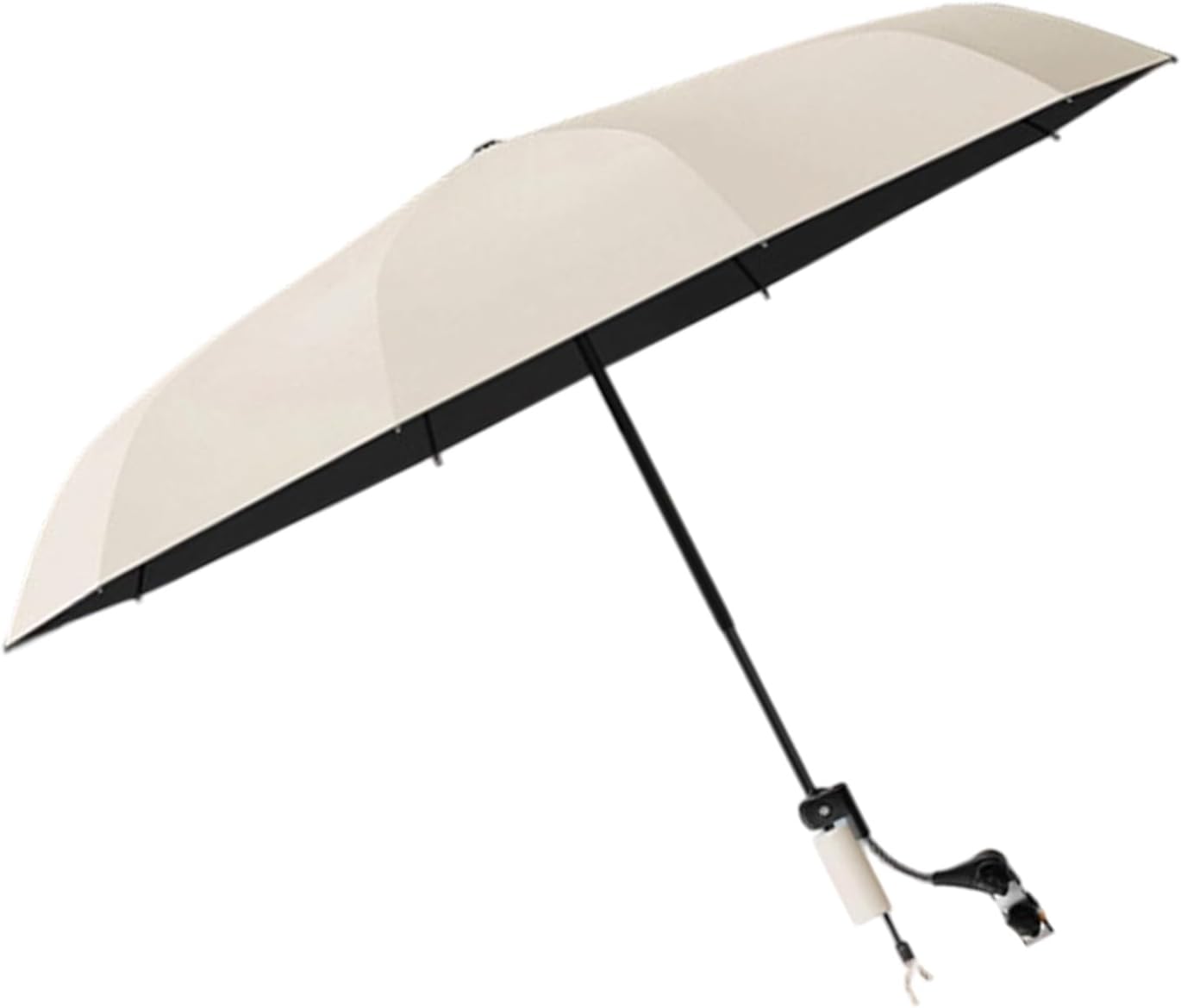 45 Inch Clip on Chair Umbrella, Adjustable Beach Canopy with 98% UV Protection, Portable Sun Shade for Outdoor Camping Patio Chairs Strollers