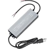 400W LED Power Supply with 3.3Ft Plug Wire,Waterproof 220VAC to 12VDC Low Voltage LED Driver,for LED...