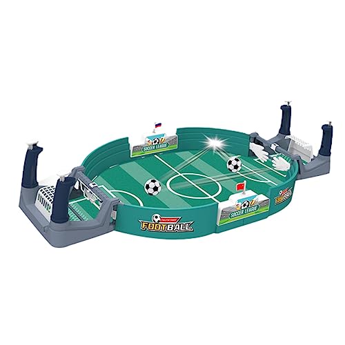 BRIGHTFUFU Interactive Table Football Game Upgraded Soccer Table for Family Fun for Parties and Indoor Play Includes Balls Present for Boys