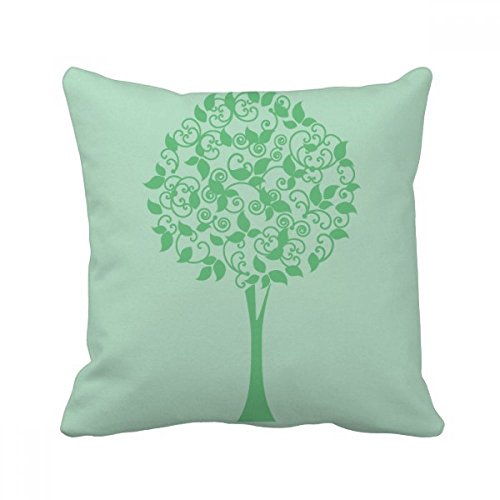 Coussin de fleur verte 40x40cm pour canapé salon - 2