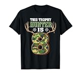 8 Year Old Hunting 8th Birthday Party Deer Hunter T-Shirt