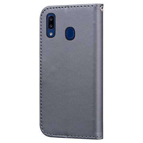 Greaked for Samsung A10/A20/A30/A50/A50/A50S/A30S Capa protetora de couro PU com compartimento para