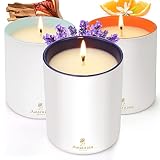 3 Pack Candles for Home Scented, 33.9 oz 210 Hour Long Lasting Scented Candles, Lavender &Mahogany M