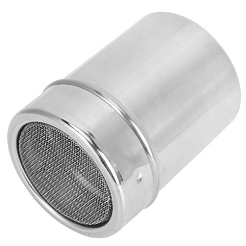 2 Pack Stainless Steel Powder Sieve Sugar Shaker Powder Maker Flavor Shaker Kitchen Utensil Flavor Shaker Suitable for Home and Office Use