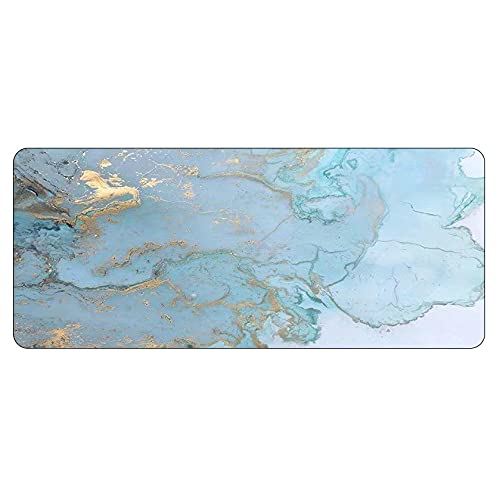 HMGANG Tapis de Souris Grand marbre XL Mouse Pad Gamer 70x30cm Bureau Caoutchouc Big Mousepad Fashion Mode Verrouillage Edge Ordinateur Computer Ordinateur Portable Tapis de Bureau Cover