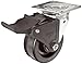 RWM Casters 46 Series Plate Caster, Swivel with Face Contact Nylon Brake, Urethane on Polypropylene Wheel, Roller Bearing, 750 lbs Capacity, 5" Wheel Dia, 2" Wheel Width, 6-1/2" Mount Height, 4-1/2" Plate Length, 4" Plate Width