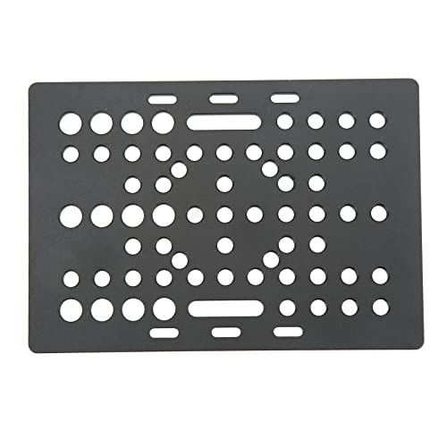 Aluminum Gantry Board Printer Linear Universal Guide V Slot Build Gantry Plate 3D Printer Accessories Black (Board)