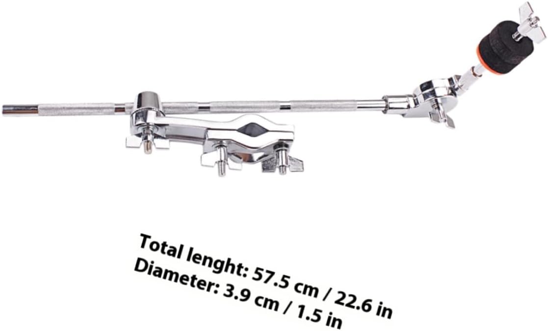 Adjustable Drum Extension Boom Arm with Clamp Cymbal Extension Arm for Drum Kit Hardware General Percussion Mounting Accessory