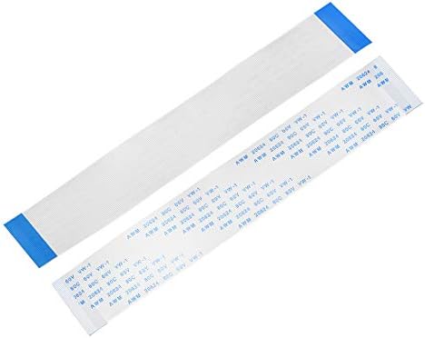 sourcing map Flexible Flat Cable, 50 Pins 0.5mm Pitch 150mm FPC FFC Flexible Ribbon Cable for LCD TV Car Audio DVD Player Laptop 5Pcs (A Type)