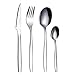 Cruz de Malta LIDIA 6101 – Cubertería, Acero Inoxidable 18/10, set de 24 cubiertos para 6 comensales, apto lavavajillas.