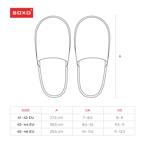 soxo Super Papa Ciabatte Uomo Estive Pantofole Pur Regalo Uomo Invernali Ciabatta Casa 43/44 Pantofole Super Papa + Portachiavi - 6