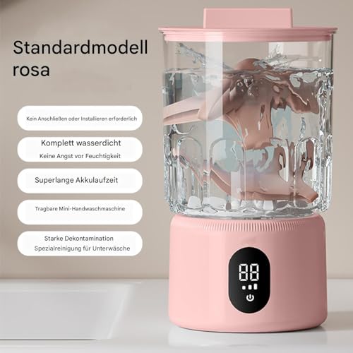 Mini machine à laver compacte pour chaussettes et petit linge de maison - 2