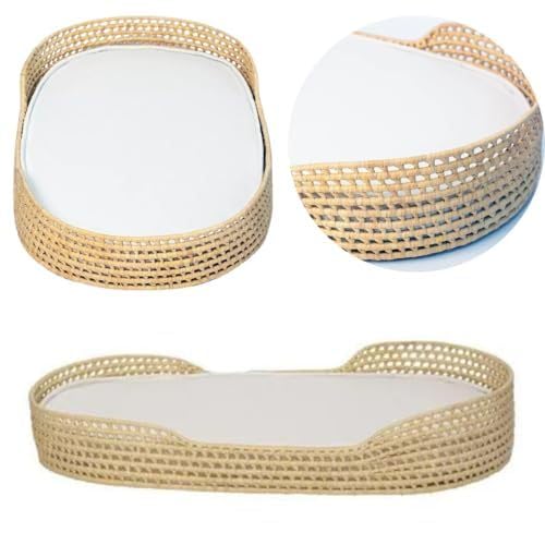 Enxoval Trocador de Fraldas em Palha Natural com Colchão Para Beb...