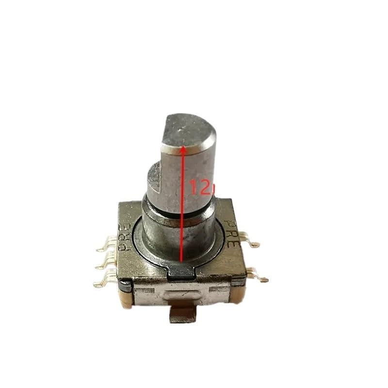MGAYTYOAG Rotary Encoder 5pcs EC11 Encoder Switch With Push Button Switch 30 Position Rotary Encoder Code Switch 5pin Plug-in Type 12.5 Mm Half Shaft(12.5mm