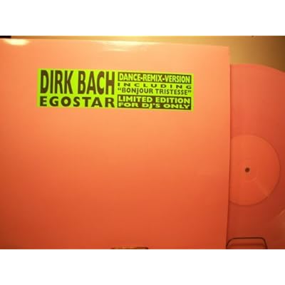 DIRK BACH - EGOSTAR - 12" - LIMITED EDITION - PINK VINYL -