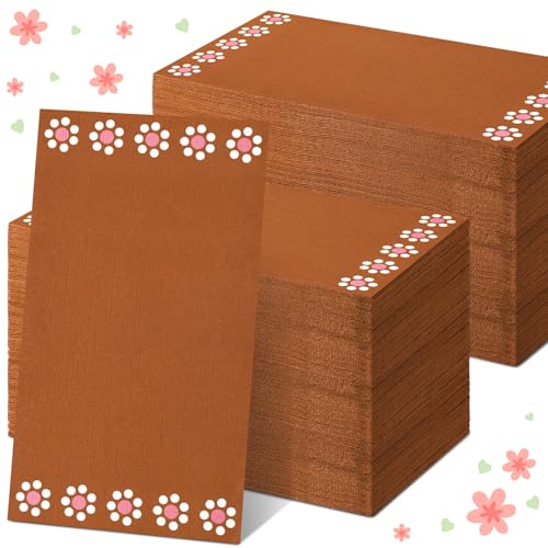 Janlaugh 100 Pcs Mexican Paper Napkins Cielito Lindo Party Decoration Barro Fiesta Talavera Guest Napkins Terracotta Disposable Hand Towels Bulk for Cinco De Mayo Wedding Baby Shower Supplies(Pink)
