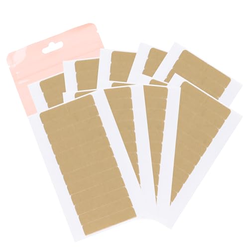 Image of GOO GOO Hair Extension Tape Double Sided Adhesive Replacement Tape, Professional Strong Tapes for Tape in Hair Extensions 120pcs, 1.6 * 0.3inch per Piece