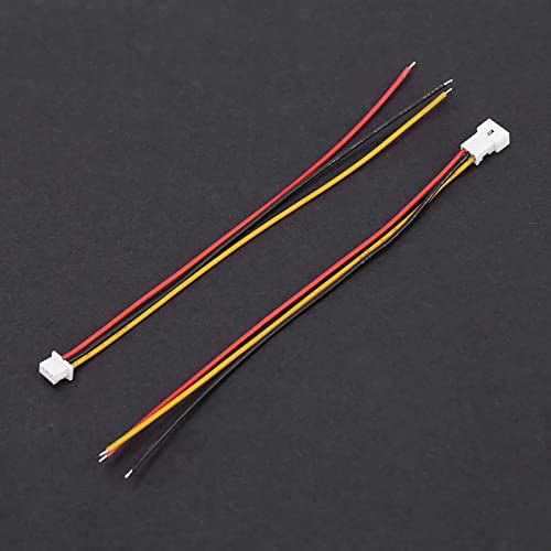 Yctze Jst 1.25 3 Pin, Jst-P 20 Zestawów Pack Micro Jst 1.25mm 2 Pin/3 Pin Męski i żeński Złącze Wtykowe z Przewodami Kable (Zestaw męski i żeński 3Pin)