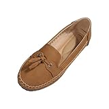 Generisch Damen Freizeitschuhe Frühlings Sommer Neuzugang Einfacher Schlupf Loafer mit Fransen...