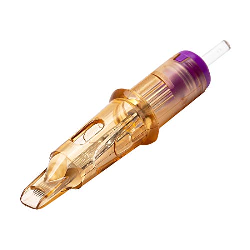 EZTAT2 V Select Tattoo Cartridge Needles Curved Mag 1015M1C for Tattoo Permanent Makeup Microblading Hair Tattoo-Scalp Rotary Machine Supply 20 Pcs