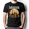 Lontse Middle Earth's Annual Mordor Fun Run one Does not Simply Walk T-Shirt for Men, Black/K3, Medium #1