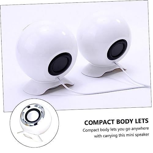 Altavoz de computadora compacto DOITOOL mini altavoces USB para pc de diseño elegante en casa y oficina 7